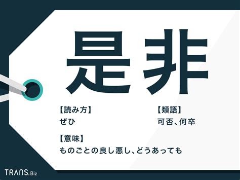 是非|是非とは？意味、類語、使い方・例文をわかりやすく解説